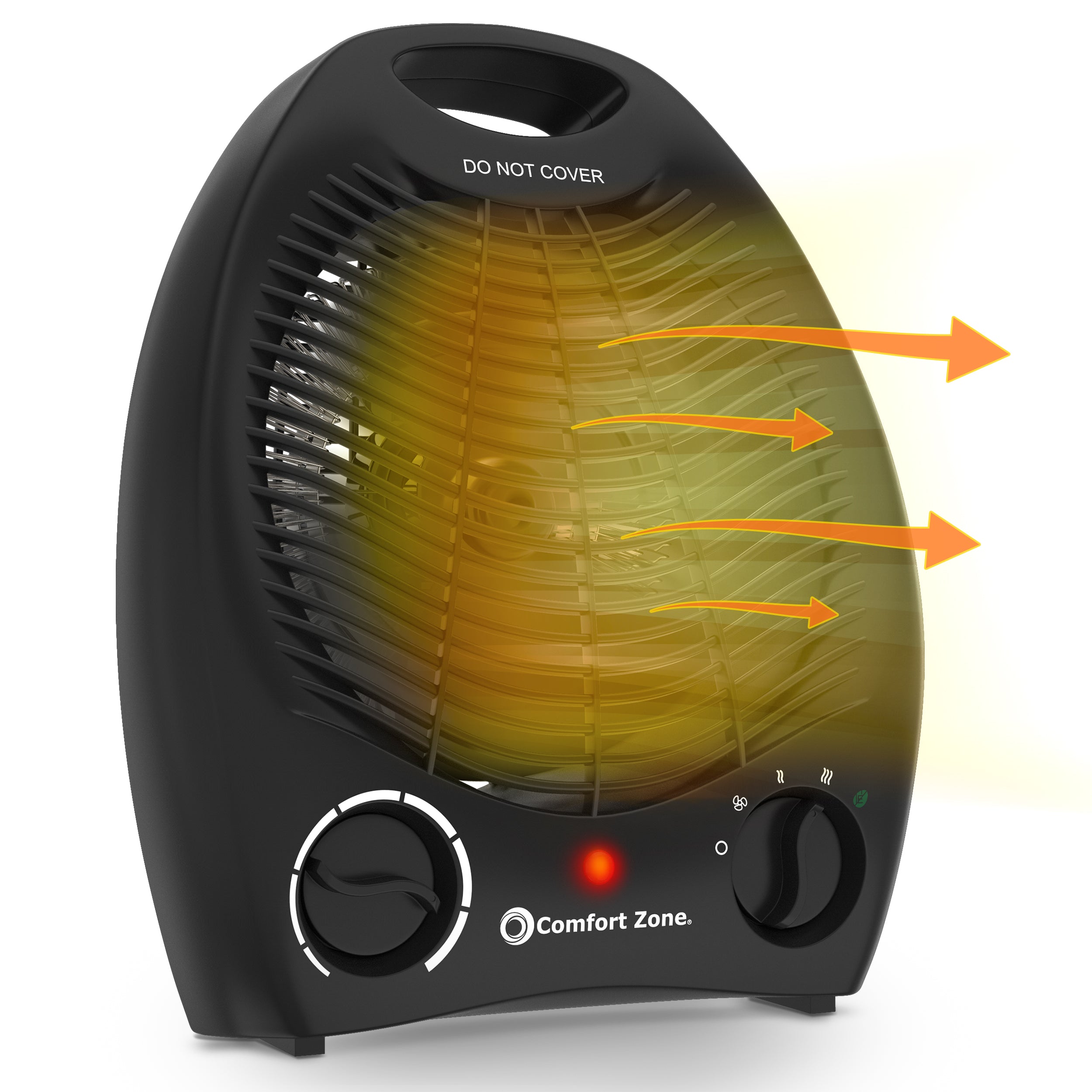 Comfort Zone SKU 120234 Black space heater, exact variant linked from the manufacturer product page