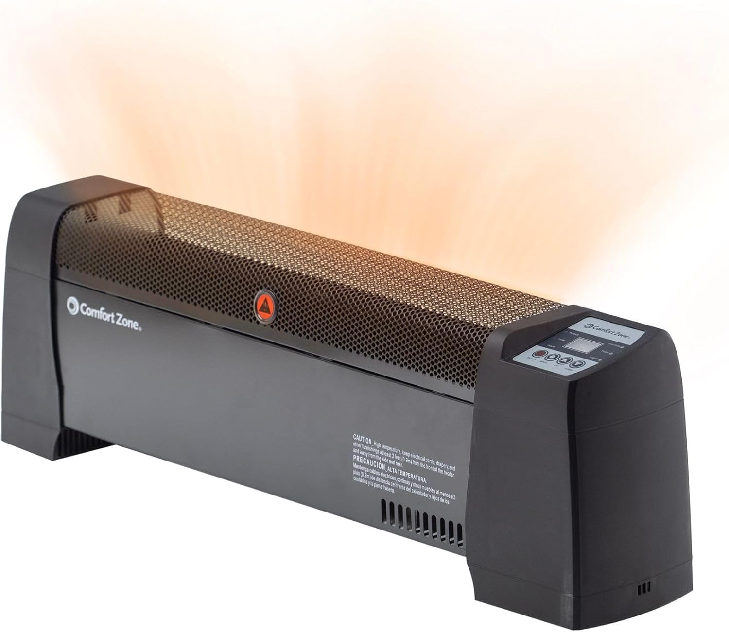 Comfort Zone Digital Convection Baseboard Heater en noir, image de la galerie officielle pour le SKU 125500