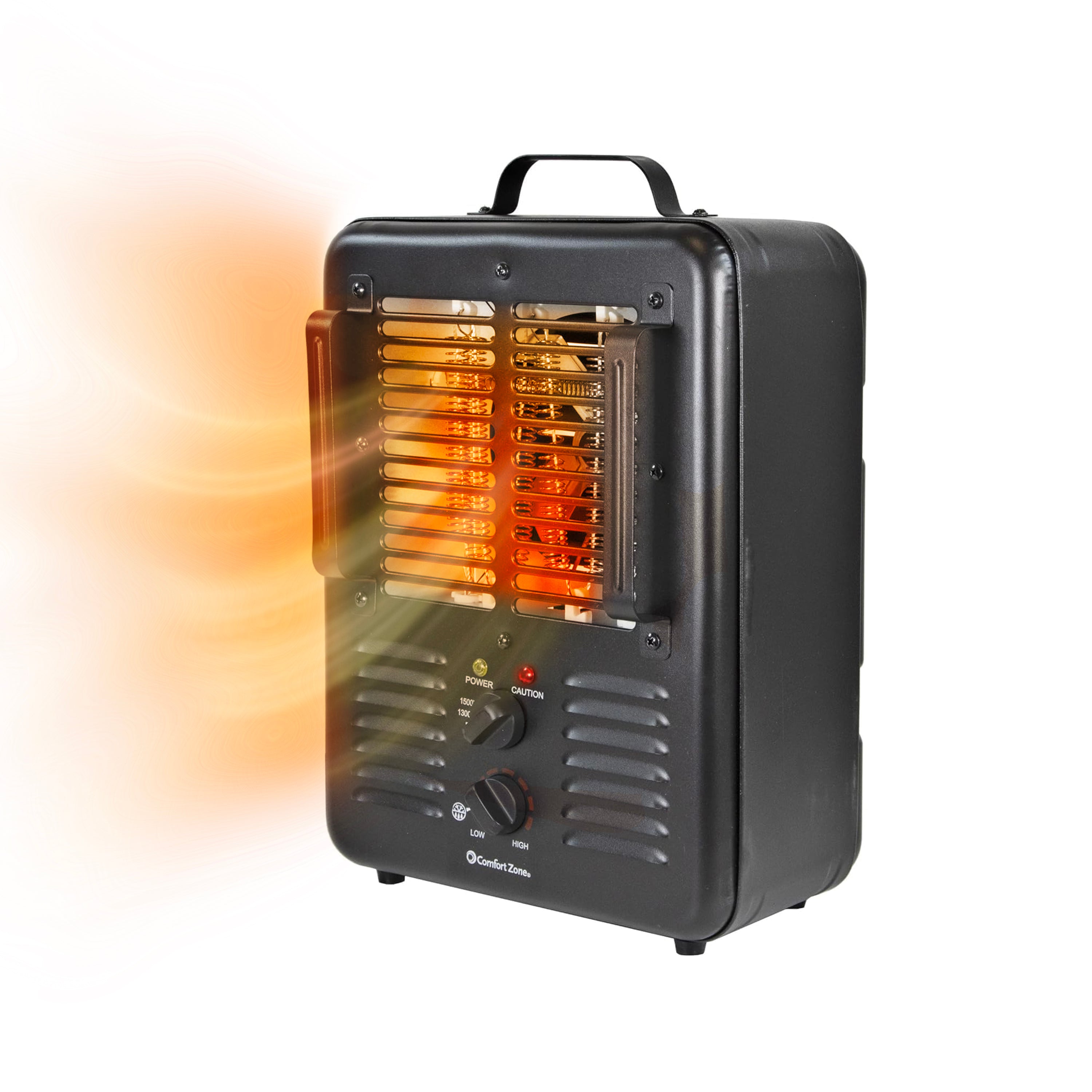 Comfort Zone manufacturer product image of the black SKU 120237 / CZ799BK milkhouse heater.