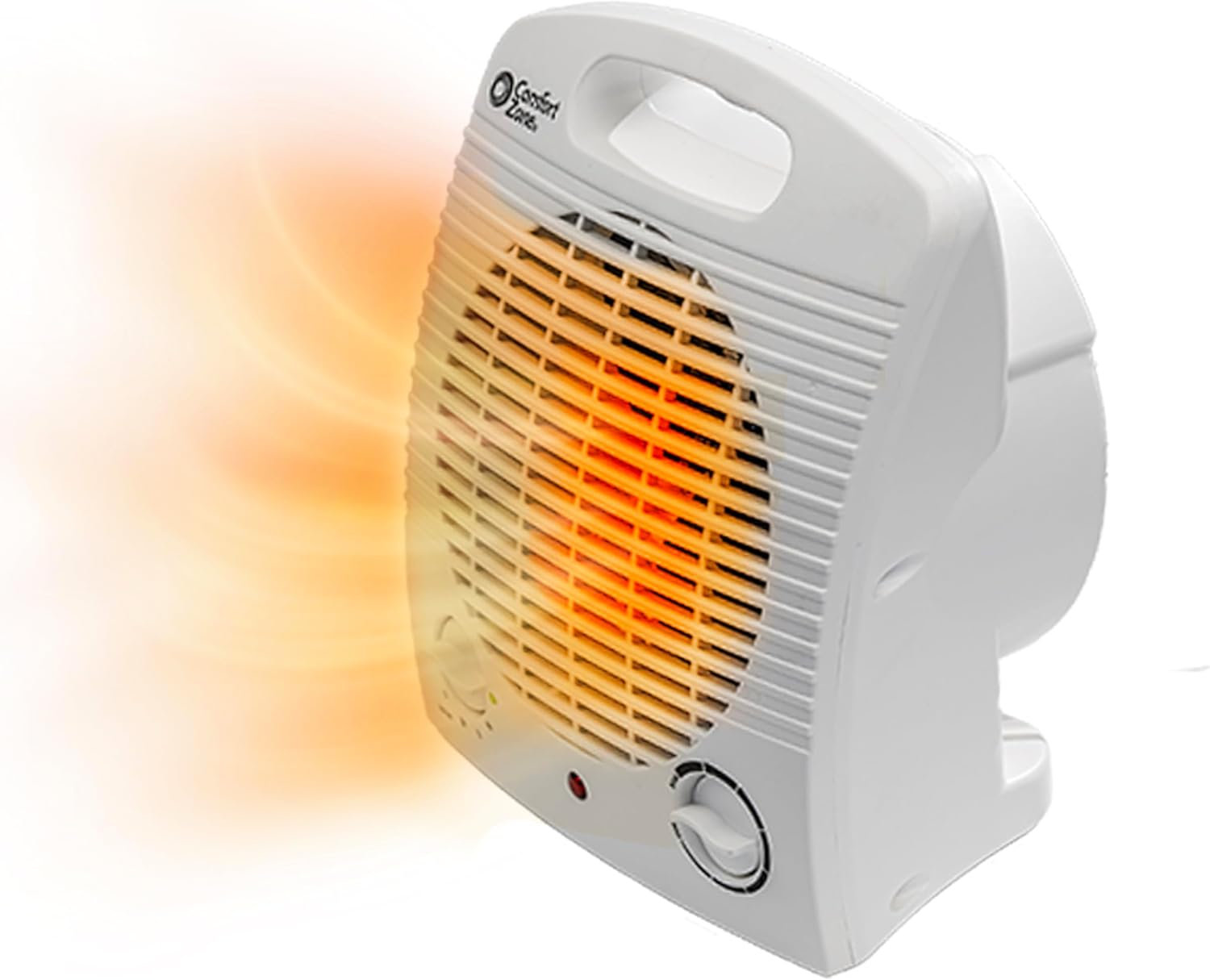 Comfort Zone CZ35E compact fan heater in White, variant SKU 120986