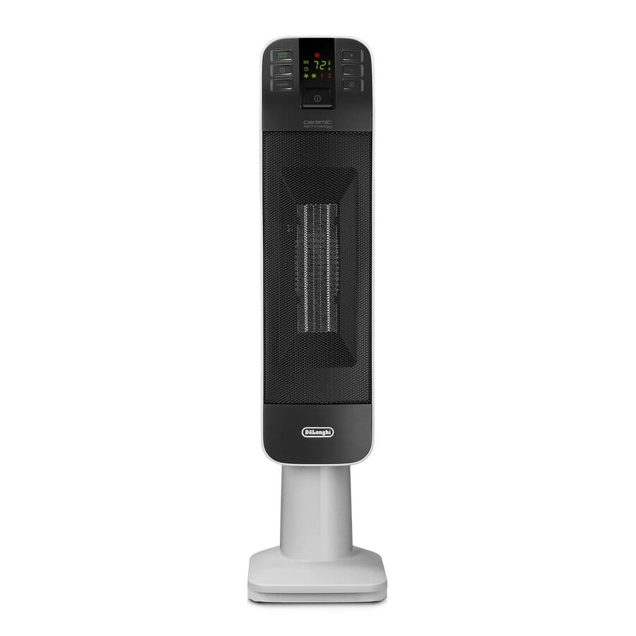 De’Longhi Ceramic Tower Heater, Black; manufacturer reference image for model HFX66V15C