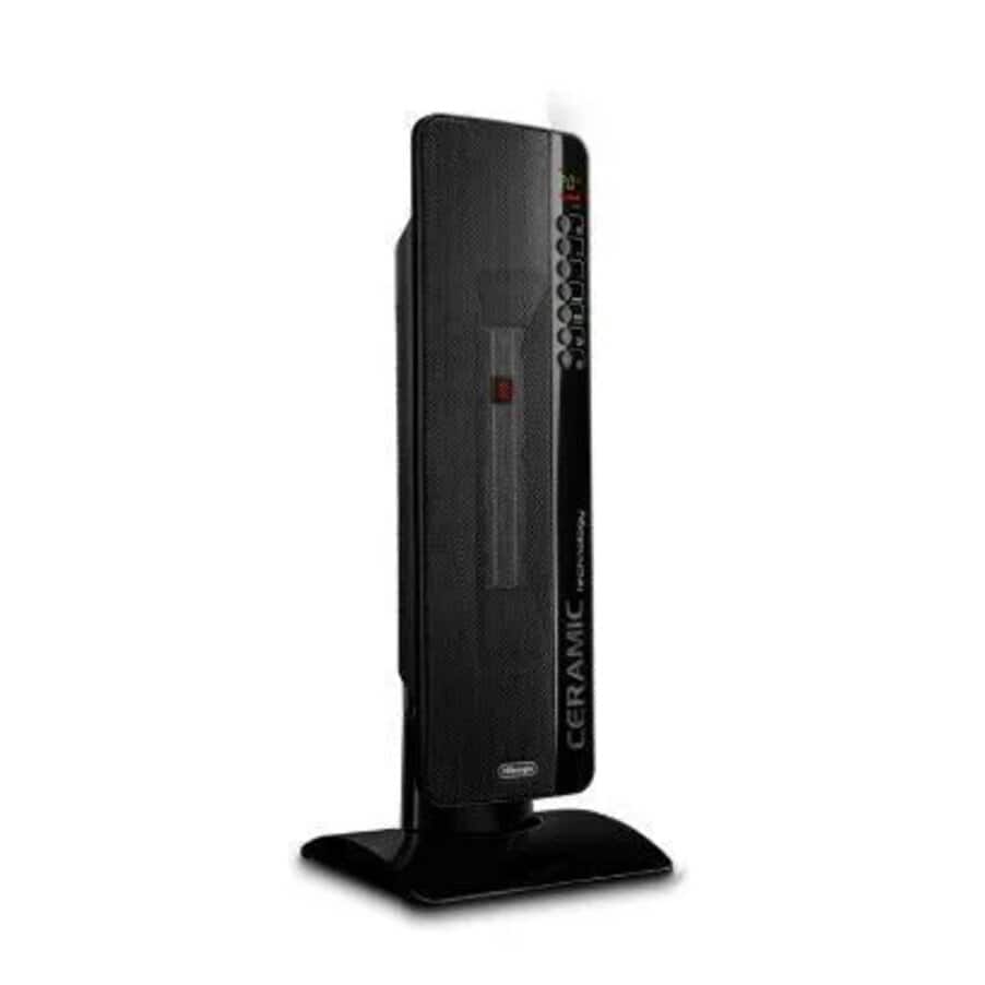 De’Longhi Digital Flat Panel 27-inch Tower Ceramic Heater, Black; manufacturer reference image for model TCH8093ERSB EX:2