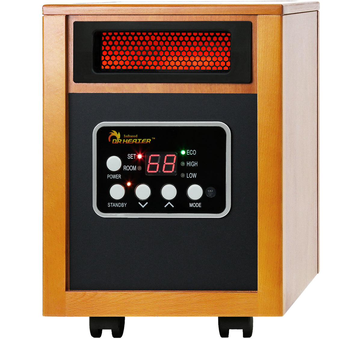 DR-968 portable space heater in official manufacturer product-gallery image; photo-versus-render status not stated