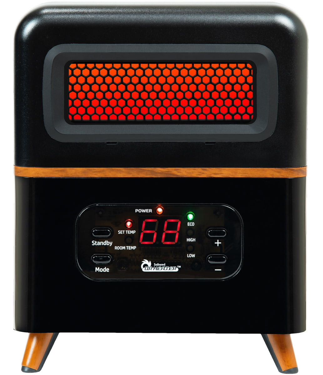 DR-978 portable space heater in official manufacturer product-gallery image; photo-versus-render status not stated