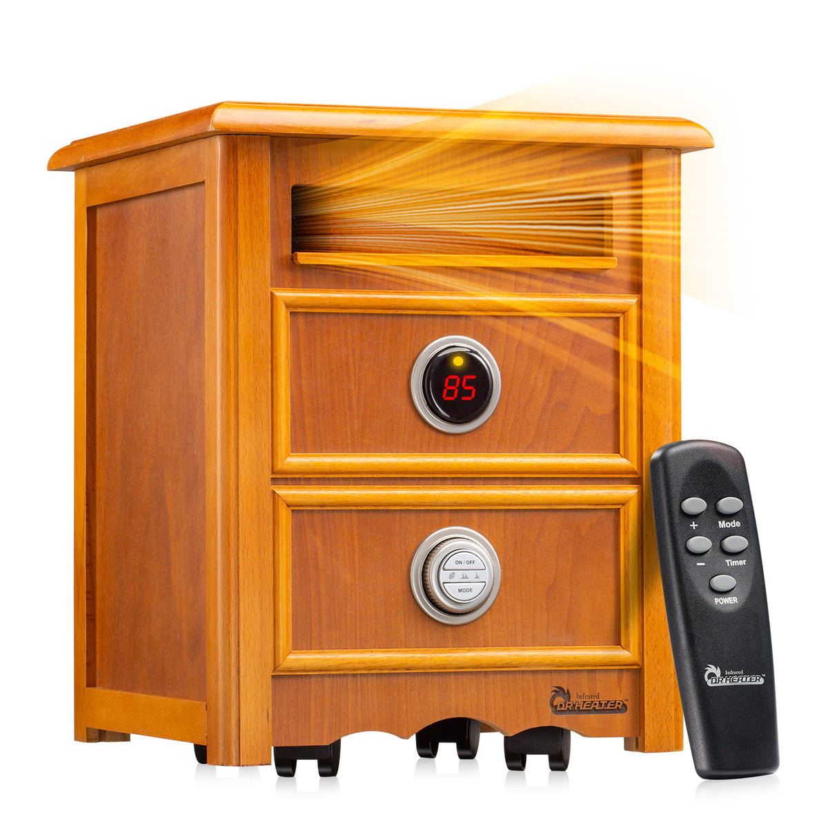 DR-999 portable space heater in official manufacturer product-gallery image; photo-versus-render status not stated