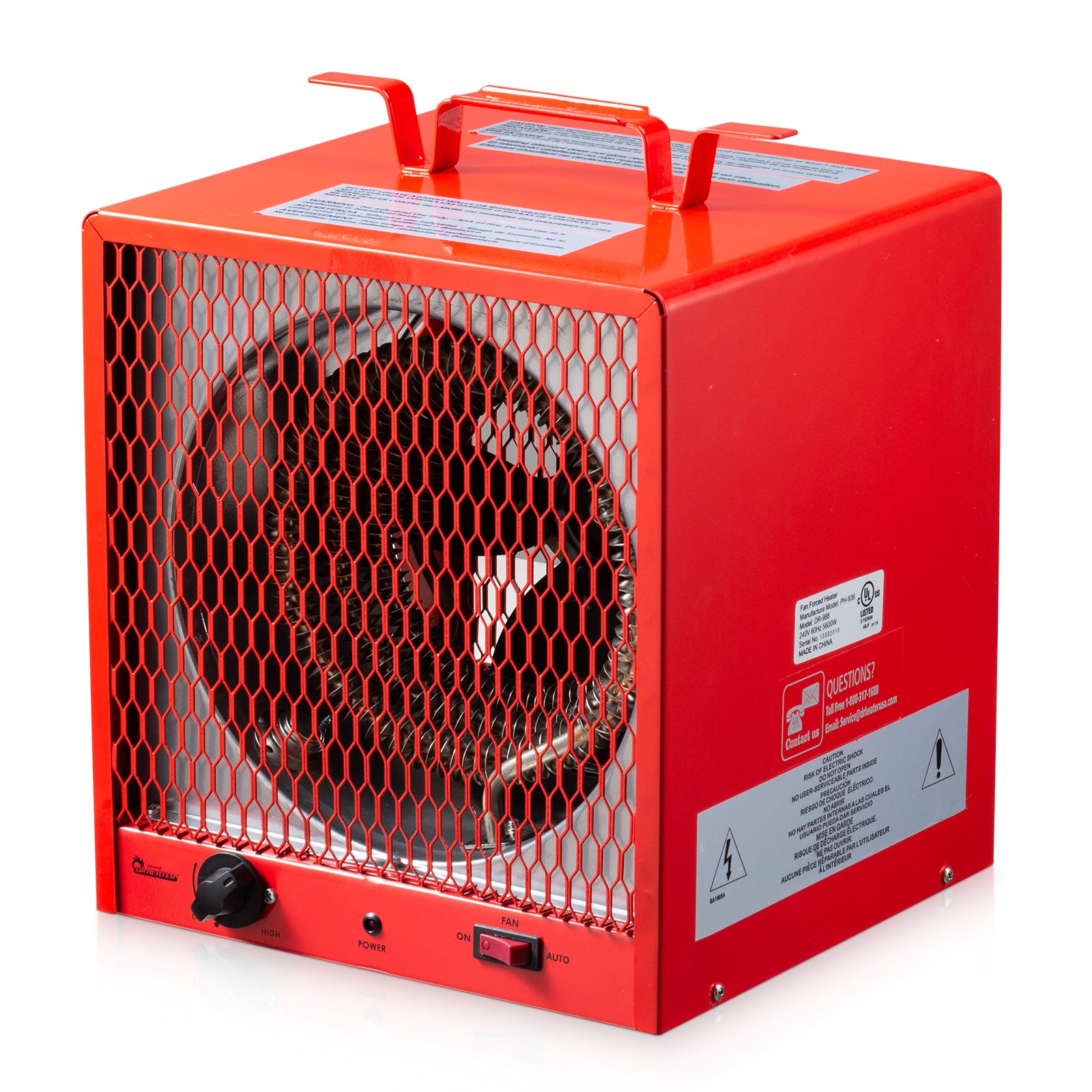 Riferimento alla galleria ufficiale statunitense di Dr. Infrared Heater per DR-988