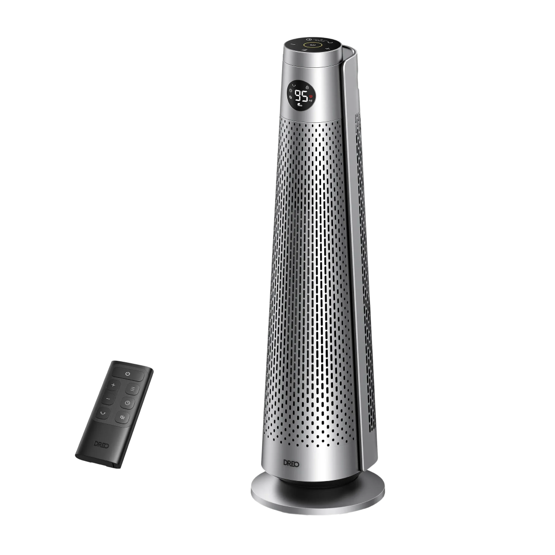 DREO Tower Heater 718 in Silver