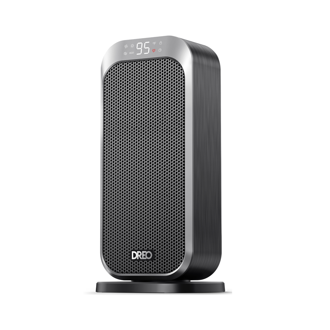 DREO Ceramic Heater 319, Silver finish; exact U.S. collection variant rendering.