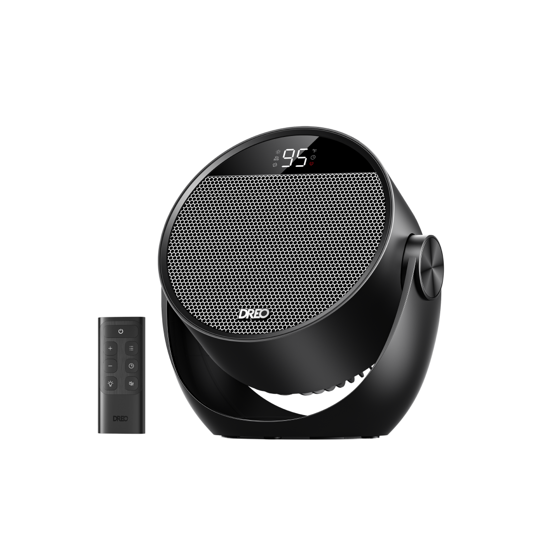DREO Heater 320 in Black with the included remote