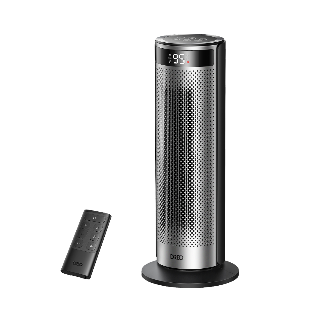 DREO Heater Solaris 628 with remote in the single U.S. default listing configuration
