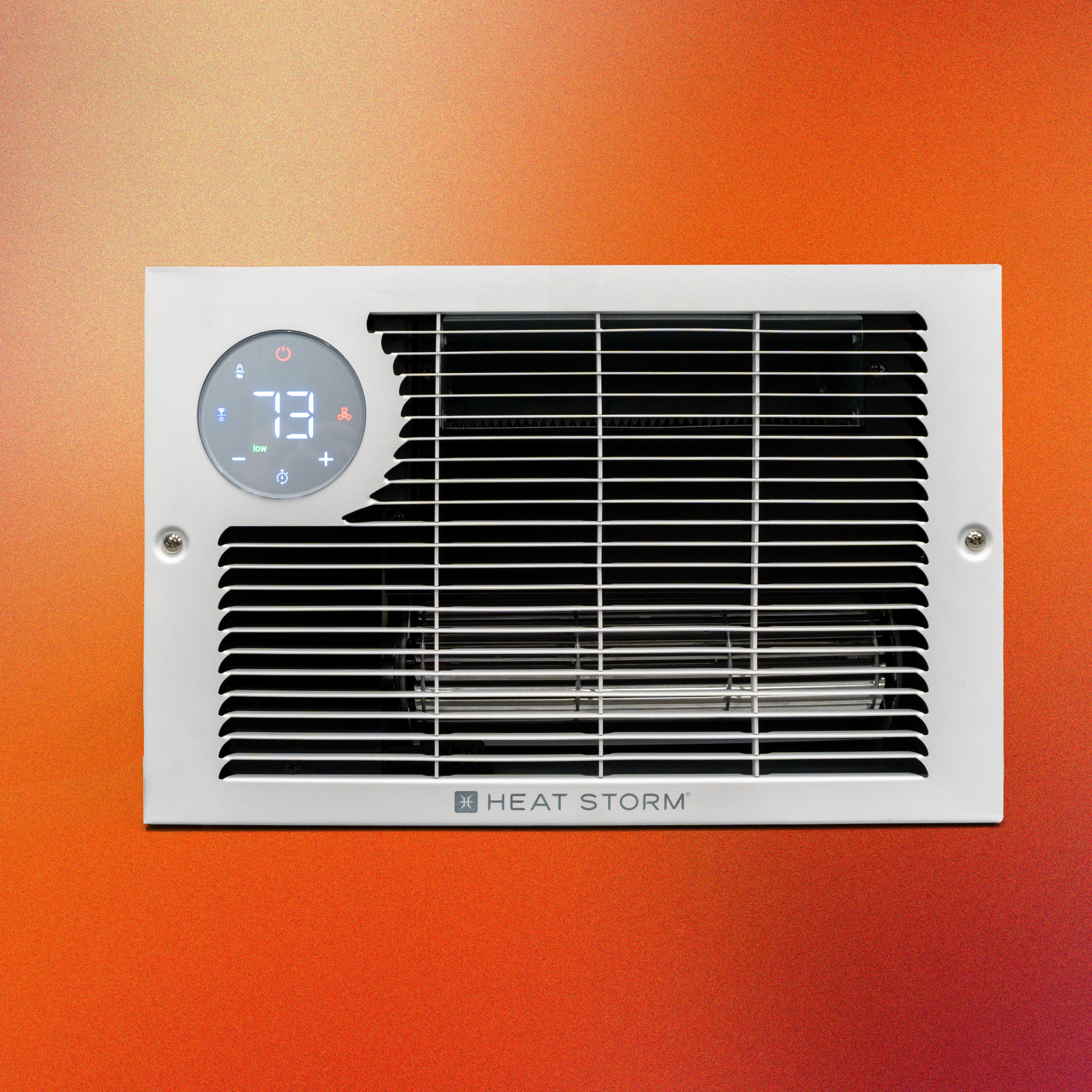 Heat Storm official manufacturer product-page image for inwall 1500 wifi.
