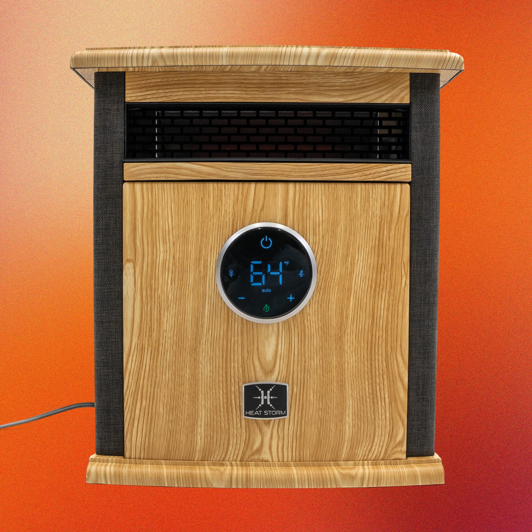 Heat Storm Deluxe Signature Design Cabinet Heater exact Black finish.
