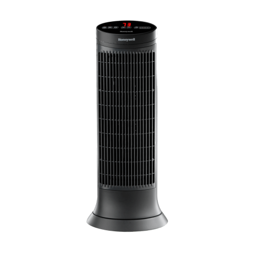 Official Honeywell HCE322V digital ceramic tower heater product-page image.