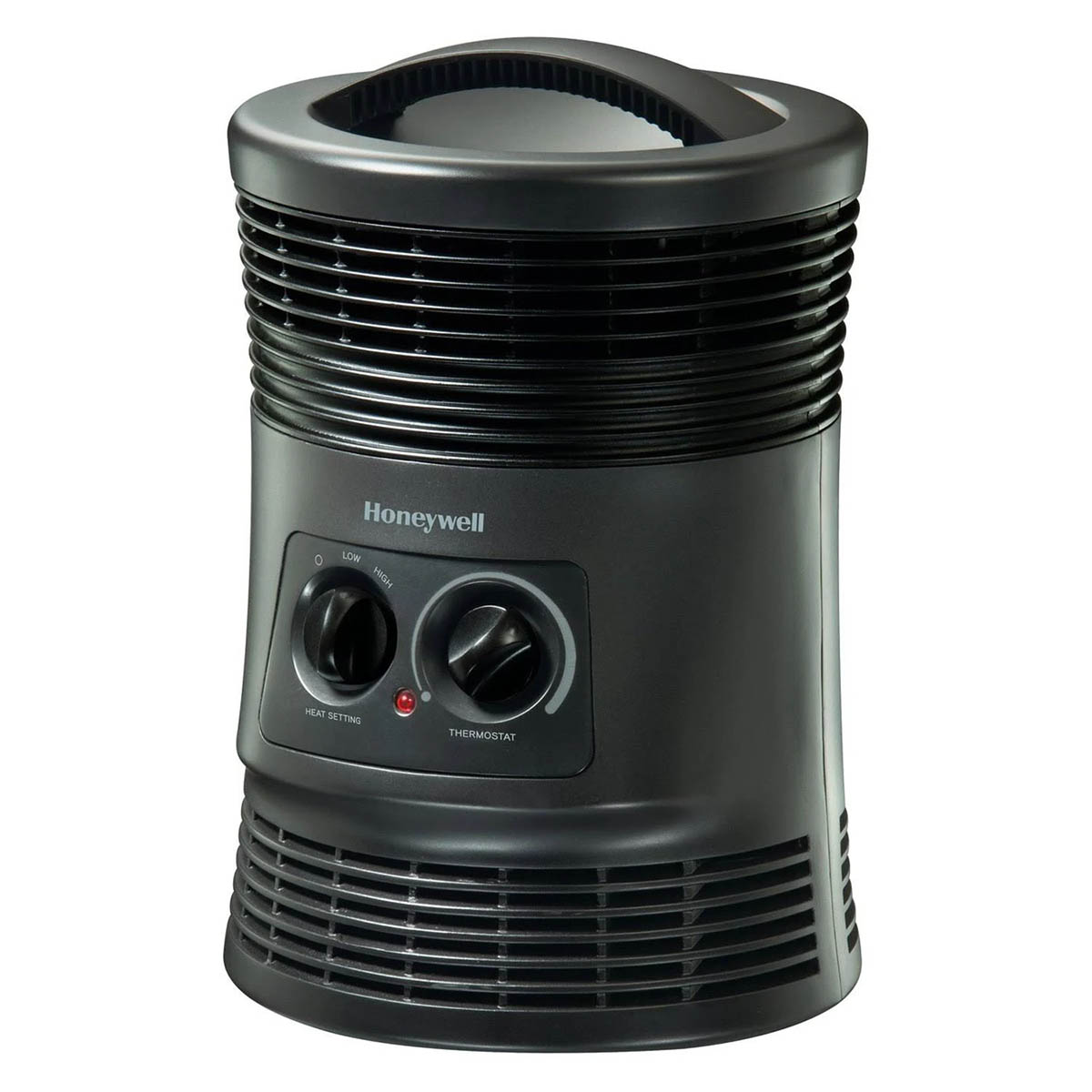 Honeywell HHF360V 360-degree Surround Heat Heater in slate gray.