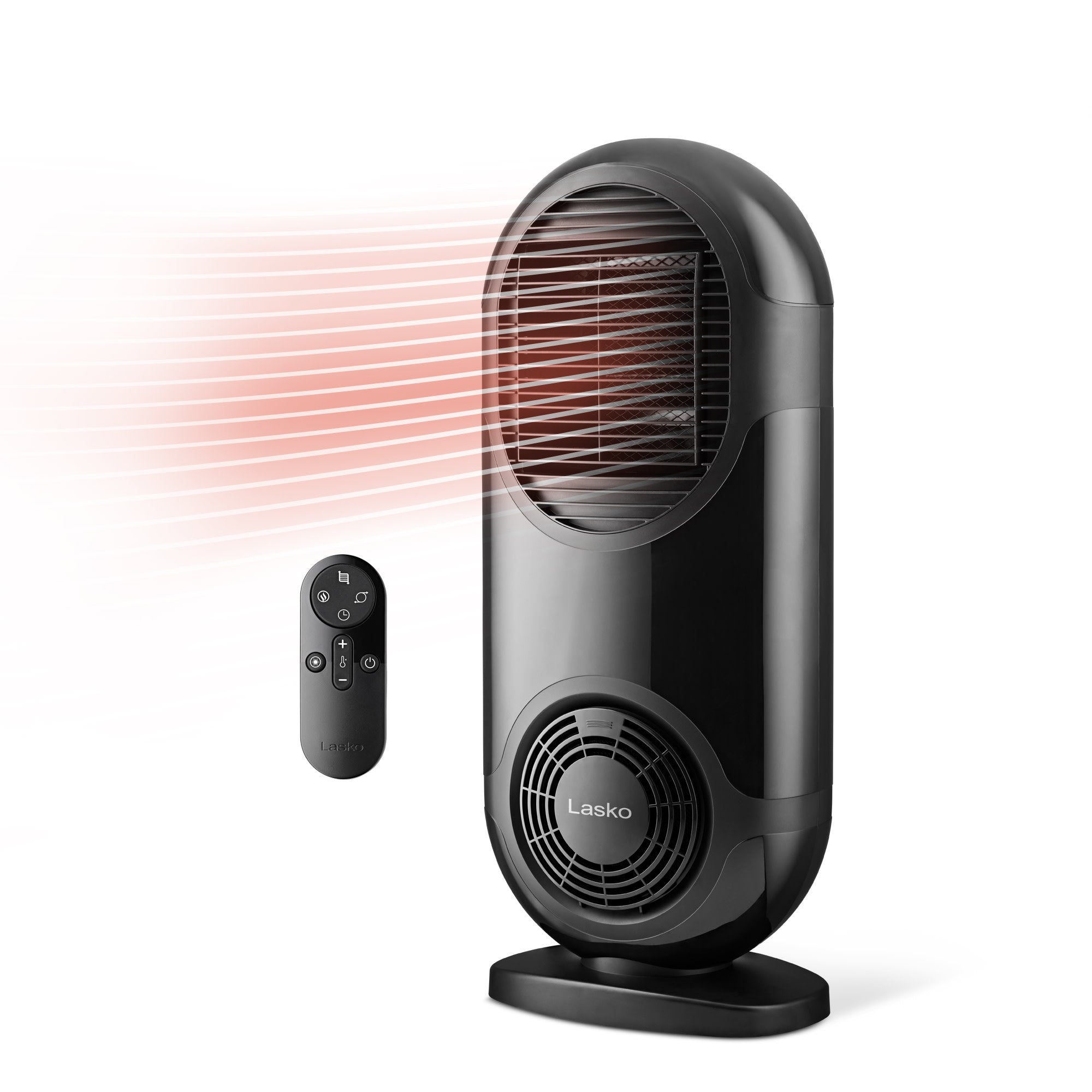 Lasko Motion X CC27350 Black ceramic console space heater and remote