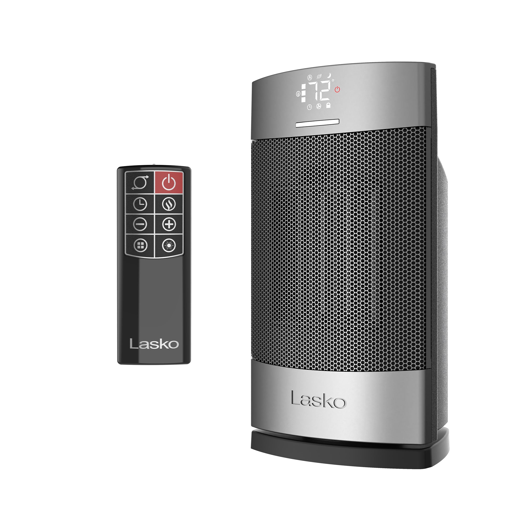 Lasko Ellipse tabletop ceramic heater, Silver CD12951