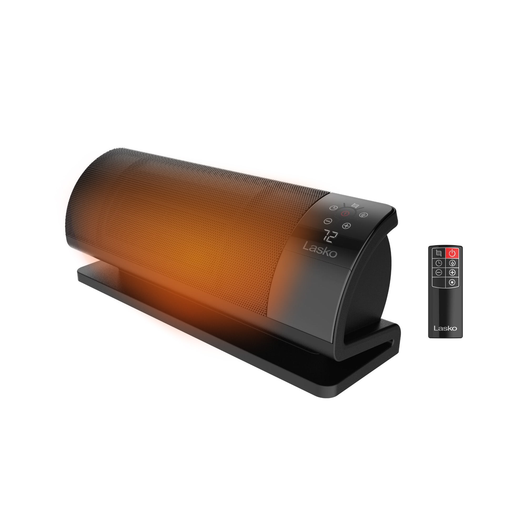 Lasko low-profile baseboard-style heater, Black model CL22100, with remote