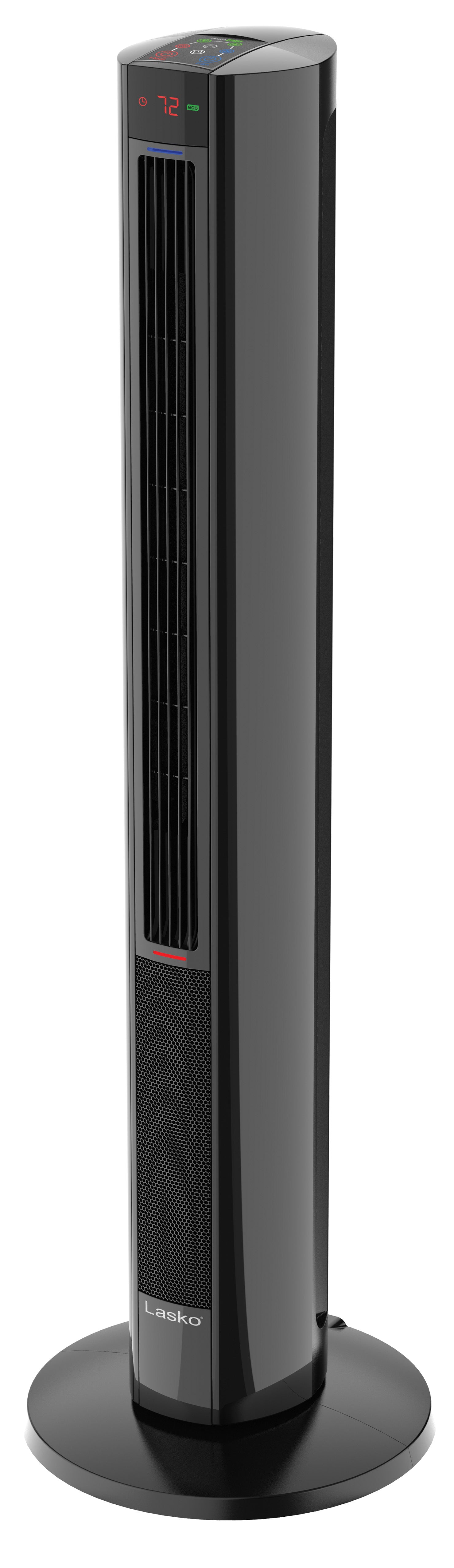 Lasko DUO Comfort FH610 Black 42-inch tower fan and ceramic heater
